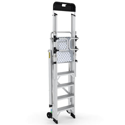 Large Platform Folding Steps with Safety Gates (3-12 Treads), 3 Treads, Filstorage