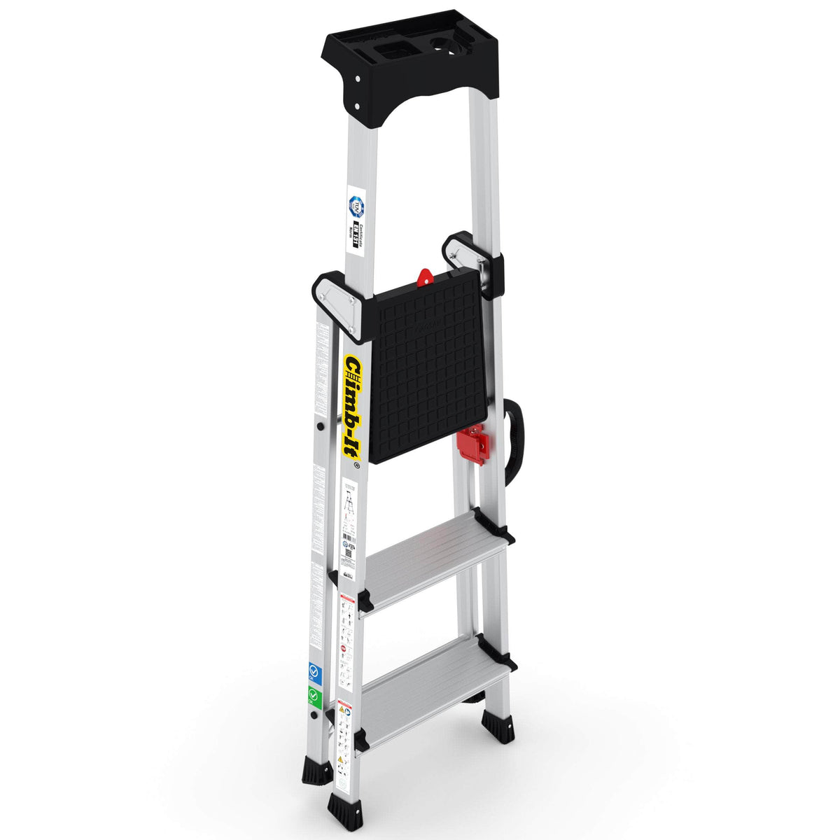 Professional Aluminium Stepladders with Carry Handle (3-7 tread), 3 Treads, Filstorage