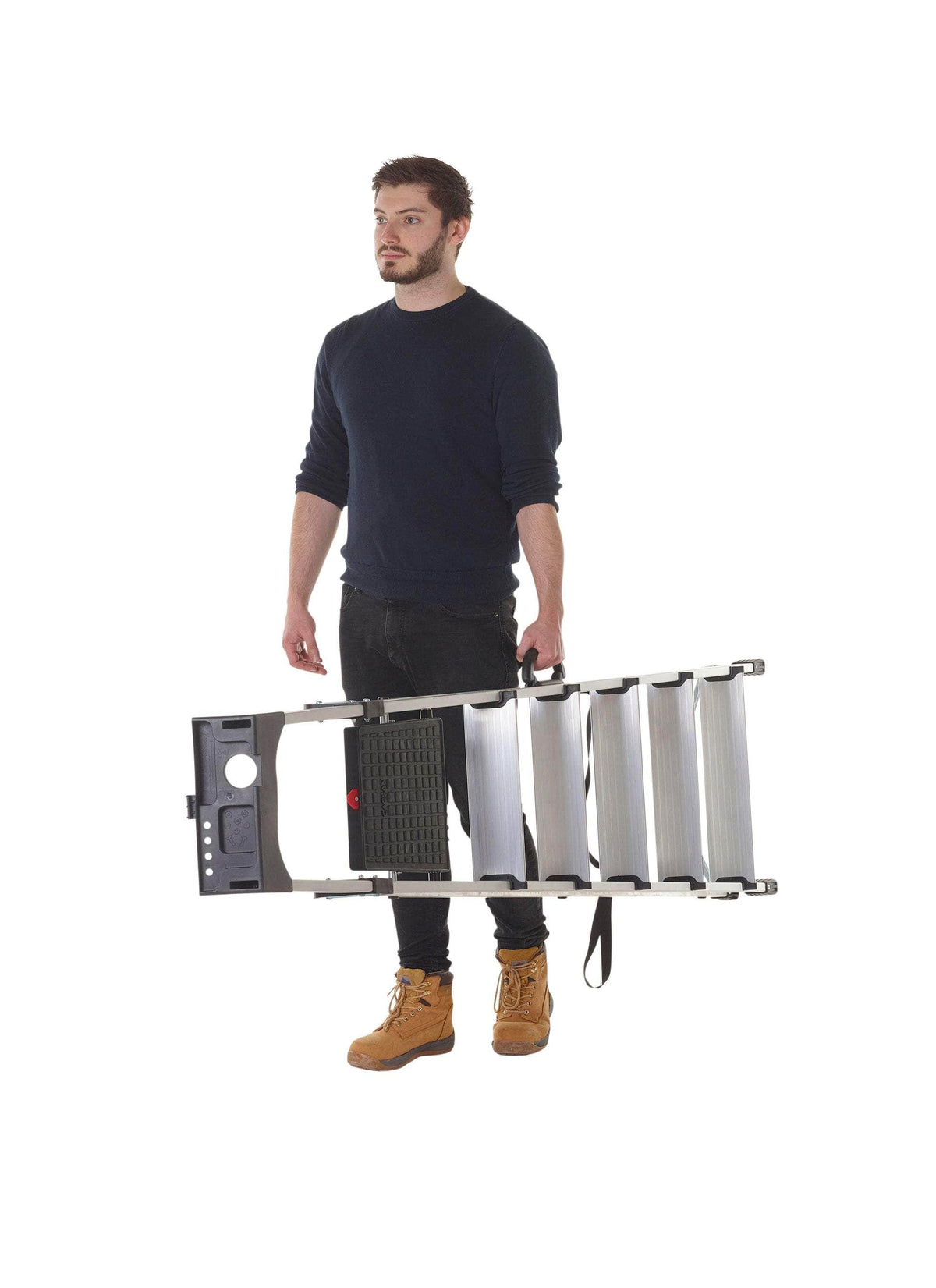 Professional Aluminium Stepladders with Carry Handle (3-7 tread), 3 Treads, Filstorage