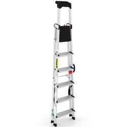 Professional Aluminium Stepladders with Carry Handle (3-7 tread), 3 Treads, Filstorage