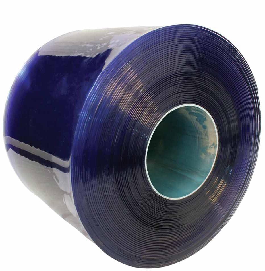 50m Roll PVC Strip Curtain (Standard Clear), 200mm x 2mm Strip, Filstorage