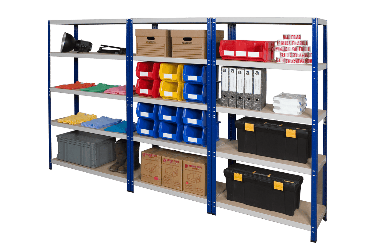 Clicka Boltless Garage Shelving 265kg Level 1770mm H, 900mm / 300mm, Filstorage