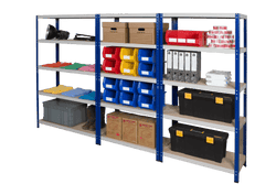 Clicka Boltless Garage Shelving 265kg Level 1770mm H, 900mm / 300mm, Filstorage