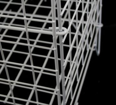 Wire Dump Bin Basket Square (24 inch), 24" Square Dump Bin (WPC) / 1, Filstorage