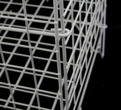 Wire Dump Bin Basket Square (24 inch), 24" Square Dump Bin (WPC) / 1, Filstorage