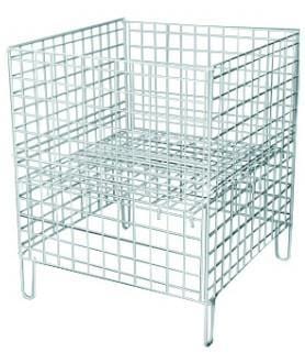 Wire Dump Bin Basket Square (24 inch), 24" Square Dump Bin (WPC) / 1, Filstorage