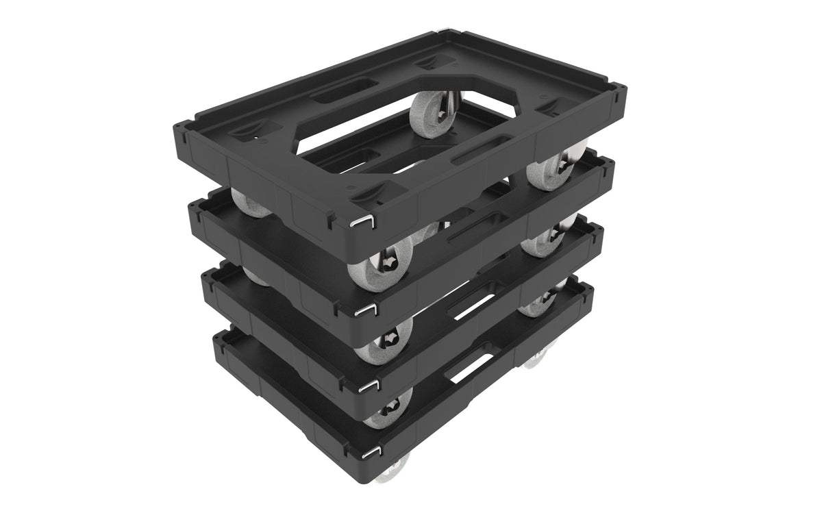 Loadhog Trolley Dolly Platform 64 - 300, Black lid/Black Body / 1, Filstorage