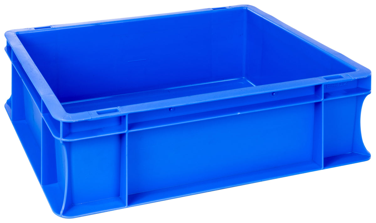 Coloured Euro Stacking Containers (4 Sizes), 10L (Pack of 5) 400 x 300 x 120mm / Blue, Filstorage