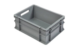 Grey Euro Stacking Containers - Various Sizes, 5L (Pack of 10) 300 x 200 x 120mm, Filstorage