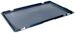 Grey Euro Stacking Containers Hinged Lids (10 Pack), EURO CONT 400x300MM- PK 10, Filstorage
