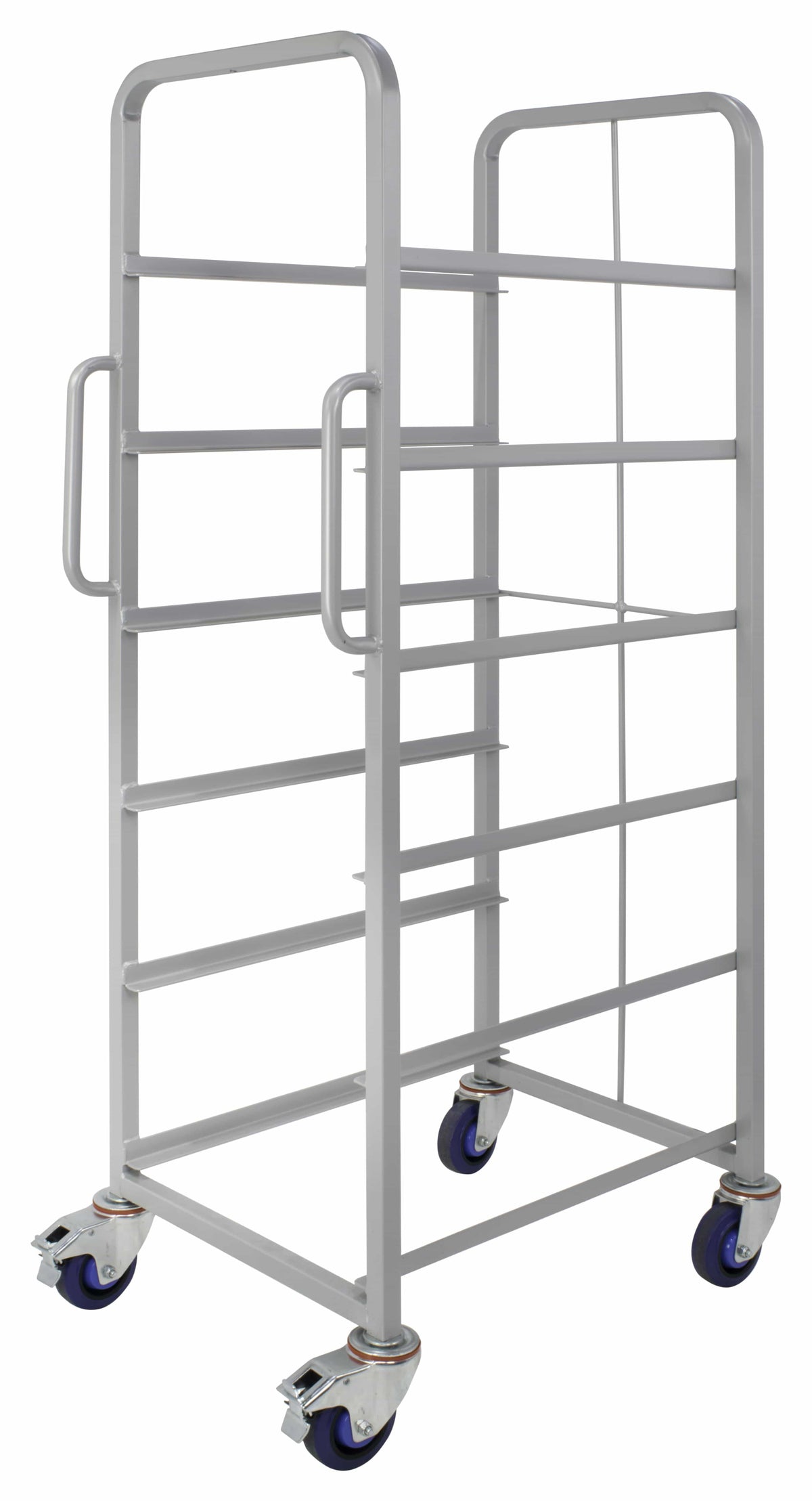 Euro Stacking Container Tray Trolleys 1500mm H x 700mm W x 470mm D, 6 Tier Trolley Only, Filstorage