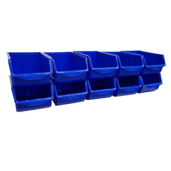Stackable Storage Parts Bins (114) - Large, Blue / 1, Filstorage