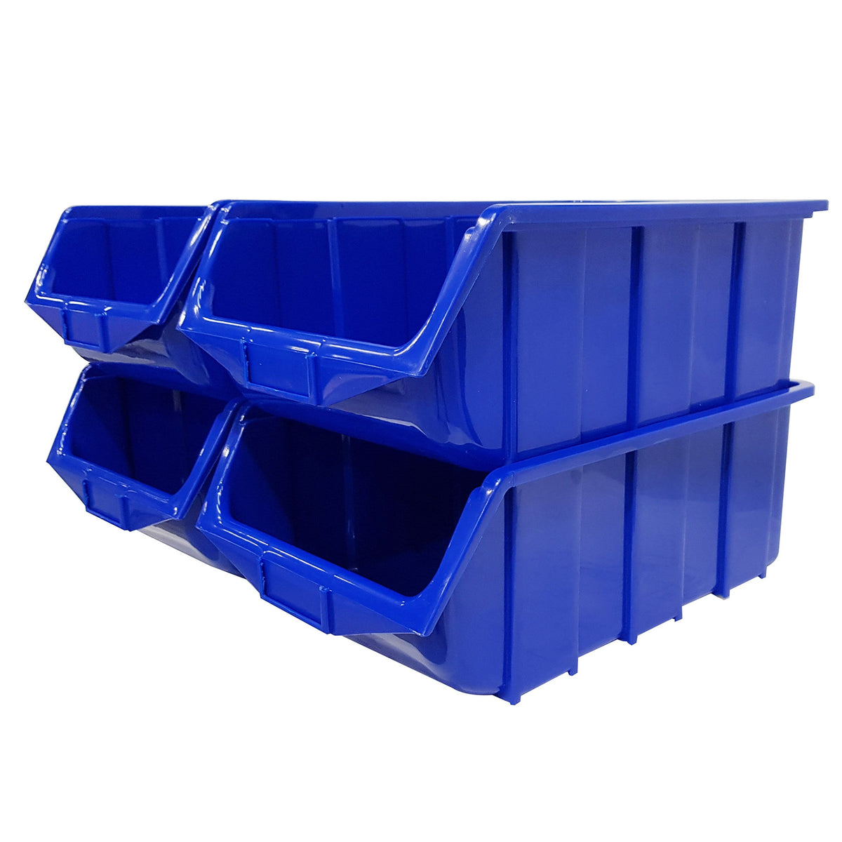 Pack of 4 x Stackable Storage Parts Bin (115) - Filstorage