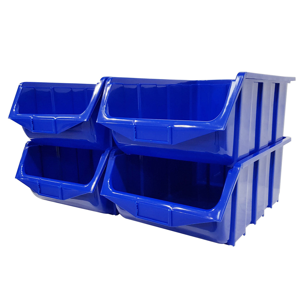 Pack of 4 x Stackable Storage Parts Bin (115) - Filstorage