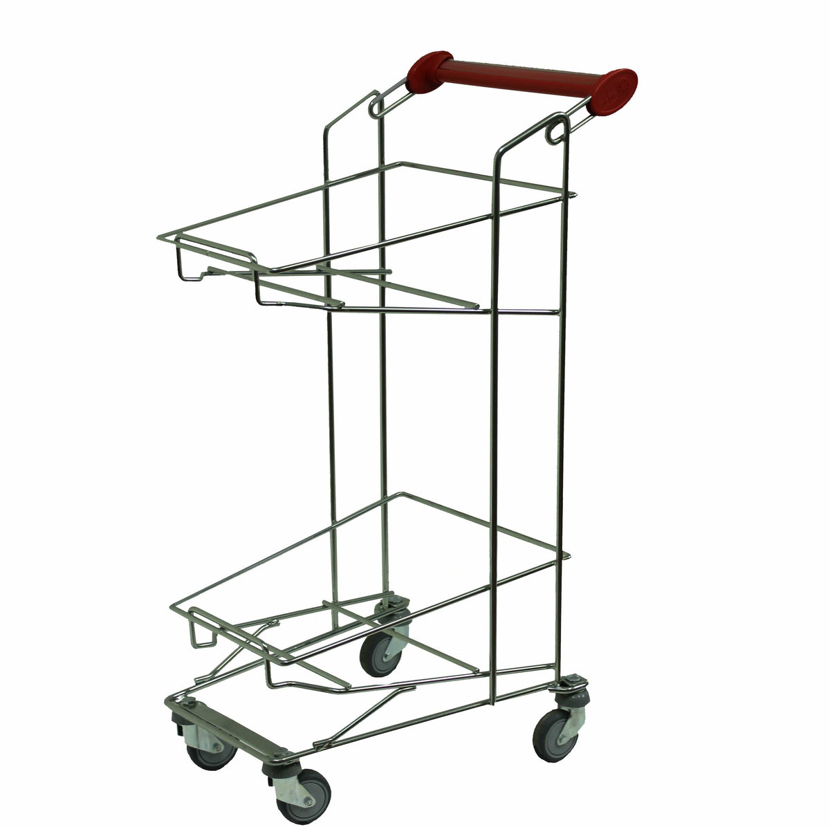 Two Tier Shopping/Picking Trolley, Trolley with Blue Baskets, Filstorage