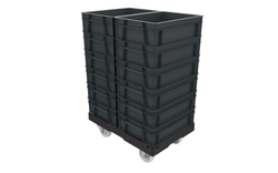 Euro Stacking Container 120mm H x 299mm W x 399mm D, 1, Filstorage