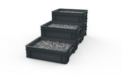Euro Stacking Container 120mm H x 299mm W x 399mm D, 1, Filstorage