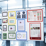 Magnetic Document Frame - Pack 10 (Various Sizes), A5 - Red, Filstorage