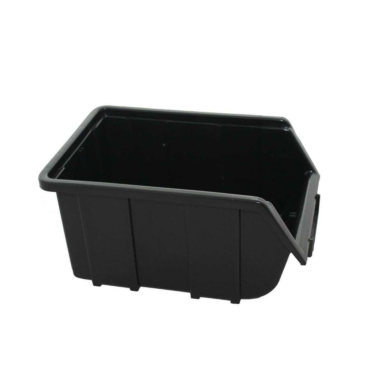 Black Recycled Plastic Parts Storage Bin FB2, FB2 Black, Filstorage
