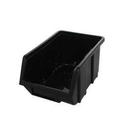 Black Recycled Plastic Parts Storage Bin FB2, FB2 Black, Filstorage