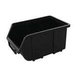 Black Recycled Plastic Parts Storage Bin FB2, FB2 Black, Filstorage