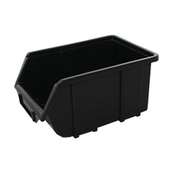 Black Recycled Plastic Parts Storage Bin FB2, FB2 Black, Filstorage