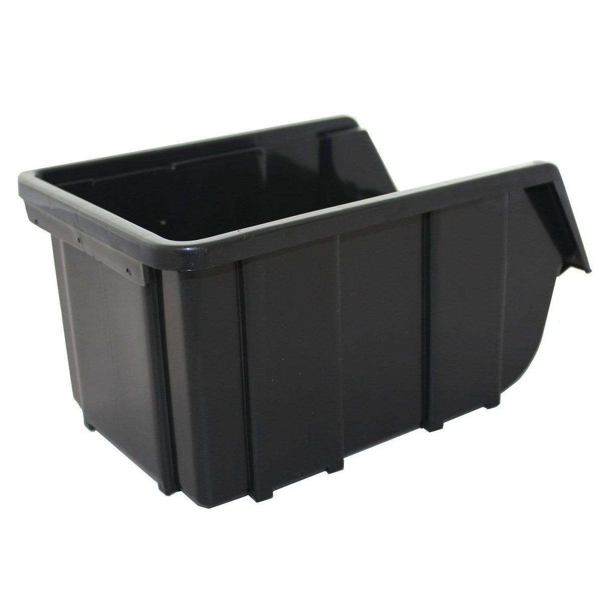 Black Recycled Plastic Parts Storage Bin FB2, FB2 Black, Filstorage