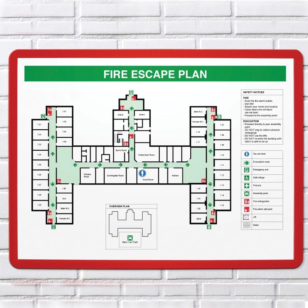 Adhesive Document Frame - Pack 10, A5 - Red, Filstorage