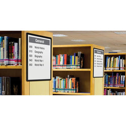 Magnetic Document Frame - Pack 10 (Various Sizes), A5 - Red, Filstorage