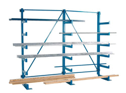 Cantilever Parallel Racking Starter Bay (2 Bays) 2100mm H, Single-Sided, Filstorage