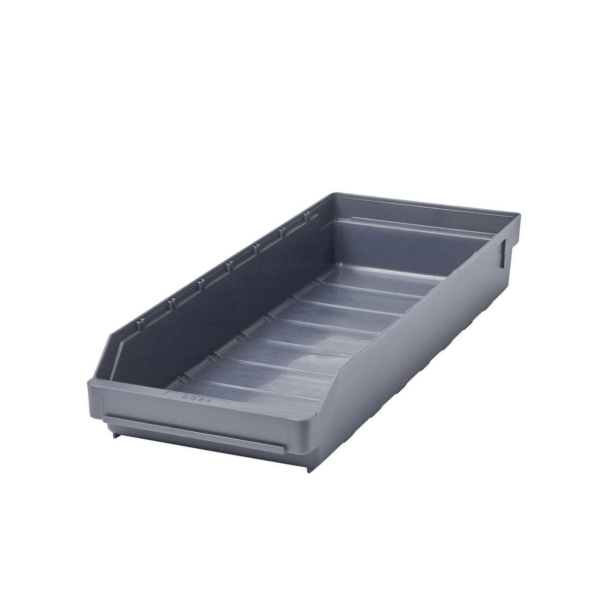 Stemo Open Front Plastic Parts Shelf Bins 600mm Long Range GREY