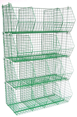 C4 (extra-large) Wire Storage Basket (single) 1220x680x480mm, C4 Wire Blue / 1, Filstorage