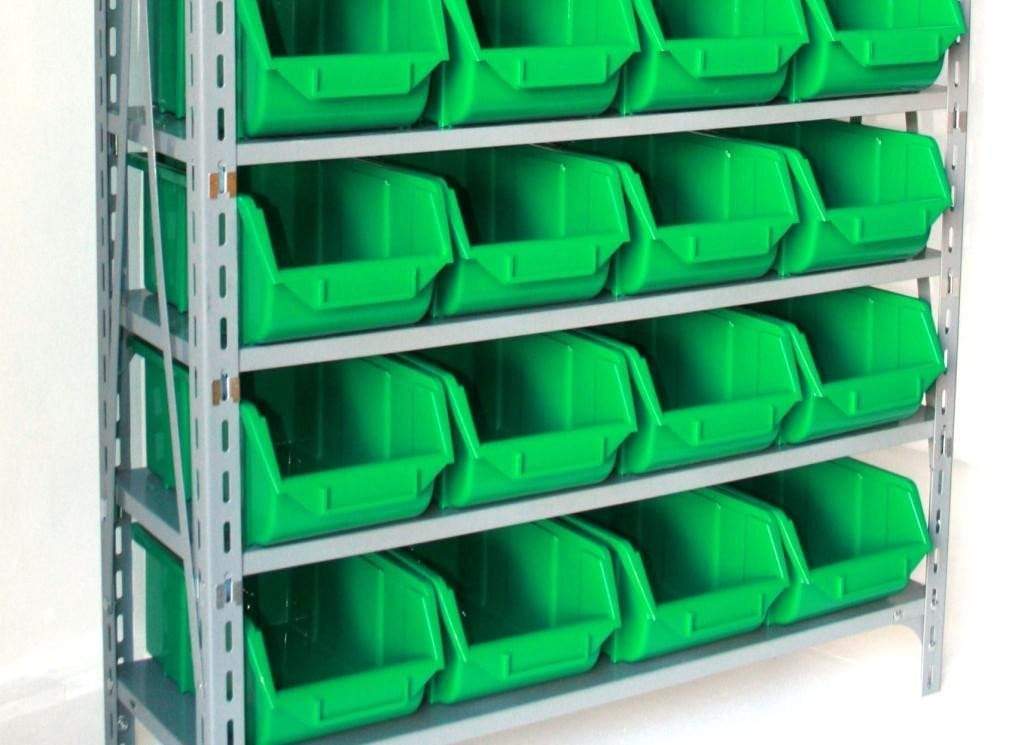 Stackable Storage Parts Bins (114) - Large, Blue / 1, Filstorage
