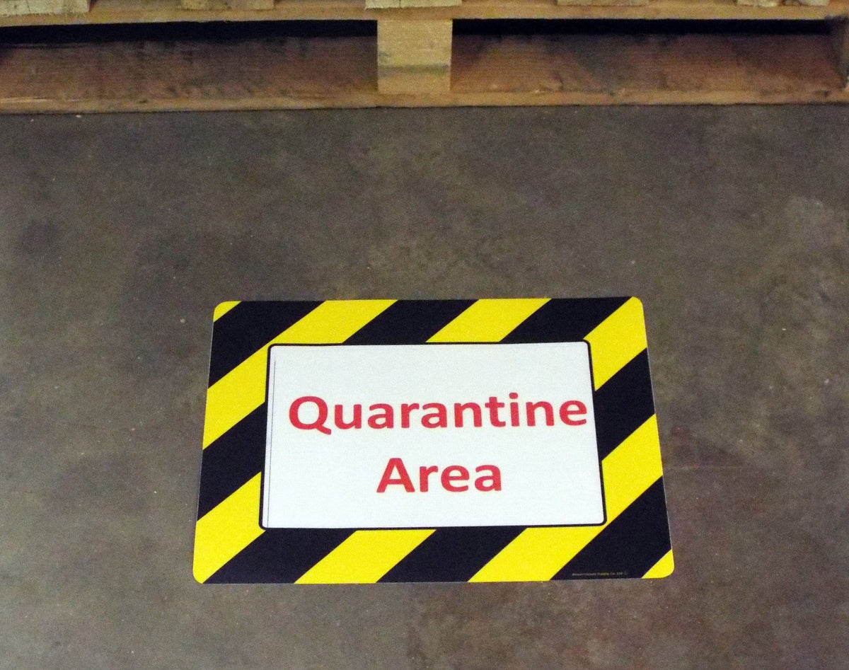 Self Adhesive Floor/Wall Warehouse Sign Frame (A4 Size), FFA4 - Blue/Pk 10, Filstorage