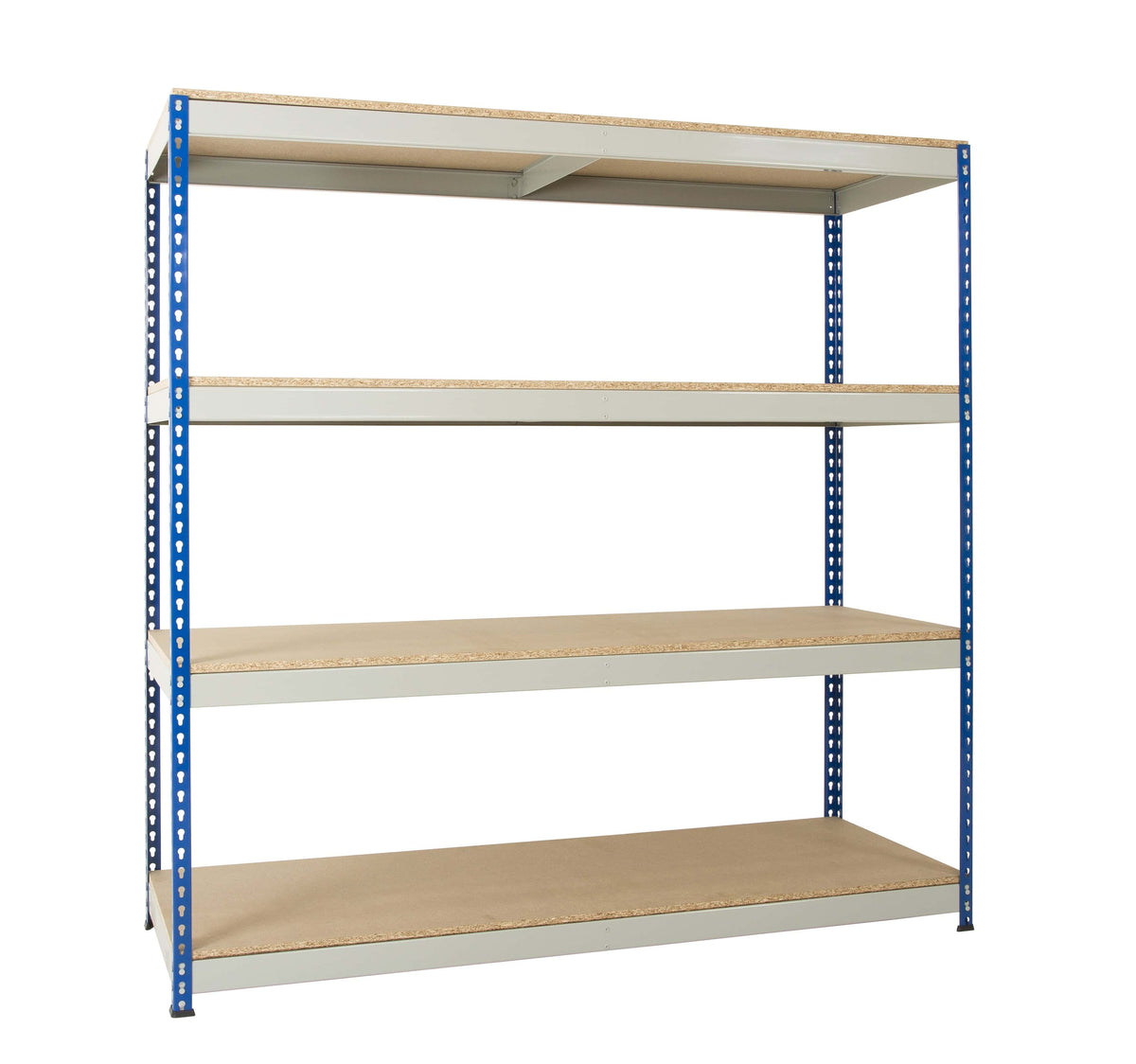 Heavy Duty Boltless Racking 4 Levels 1830mm H, 1220mm / 305mm / Orange/Blue, Filstorage
