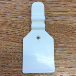 Plastic Epos Flaps for Euro Hooks (pack 100), XPOS- PLASTIC EPOS FLAPS, Filstorage
