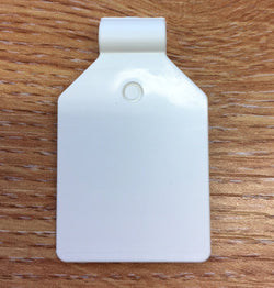 Plastic Epos Flaps for Euro Hooks (pack 100), XPOS- PLASTIC EPOS FLAPS, Filstorage