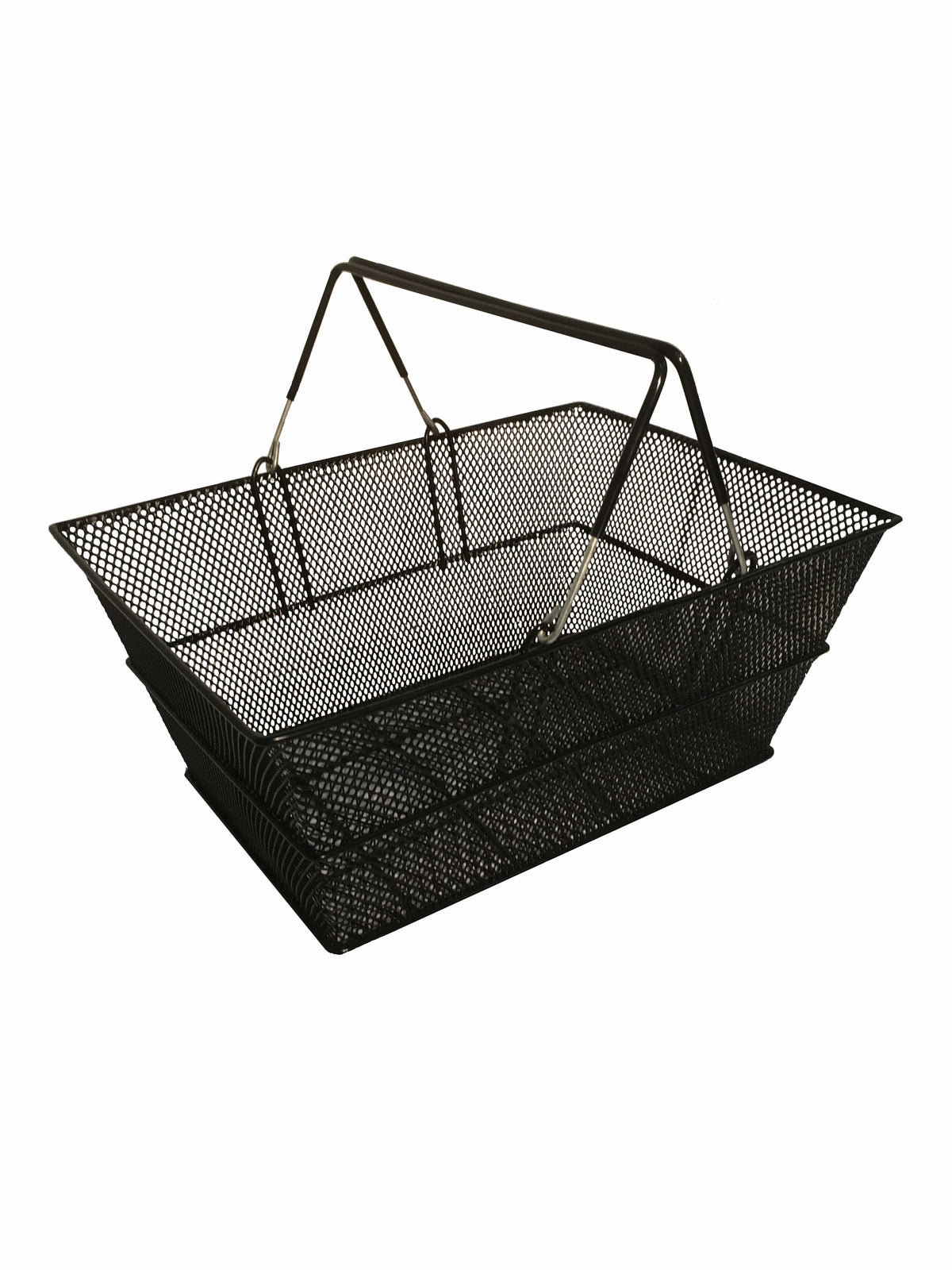 Luxury Black Wire Shopping Basket, Luxury Black Mesh Shopping Basket / 1, Filstorage