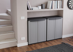Recycled Plastic Garden / Garage Cupboard TDJL68 850mm H, TDJL68, Filstorage