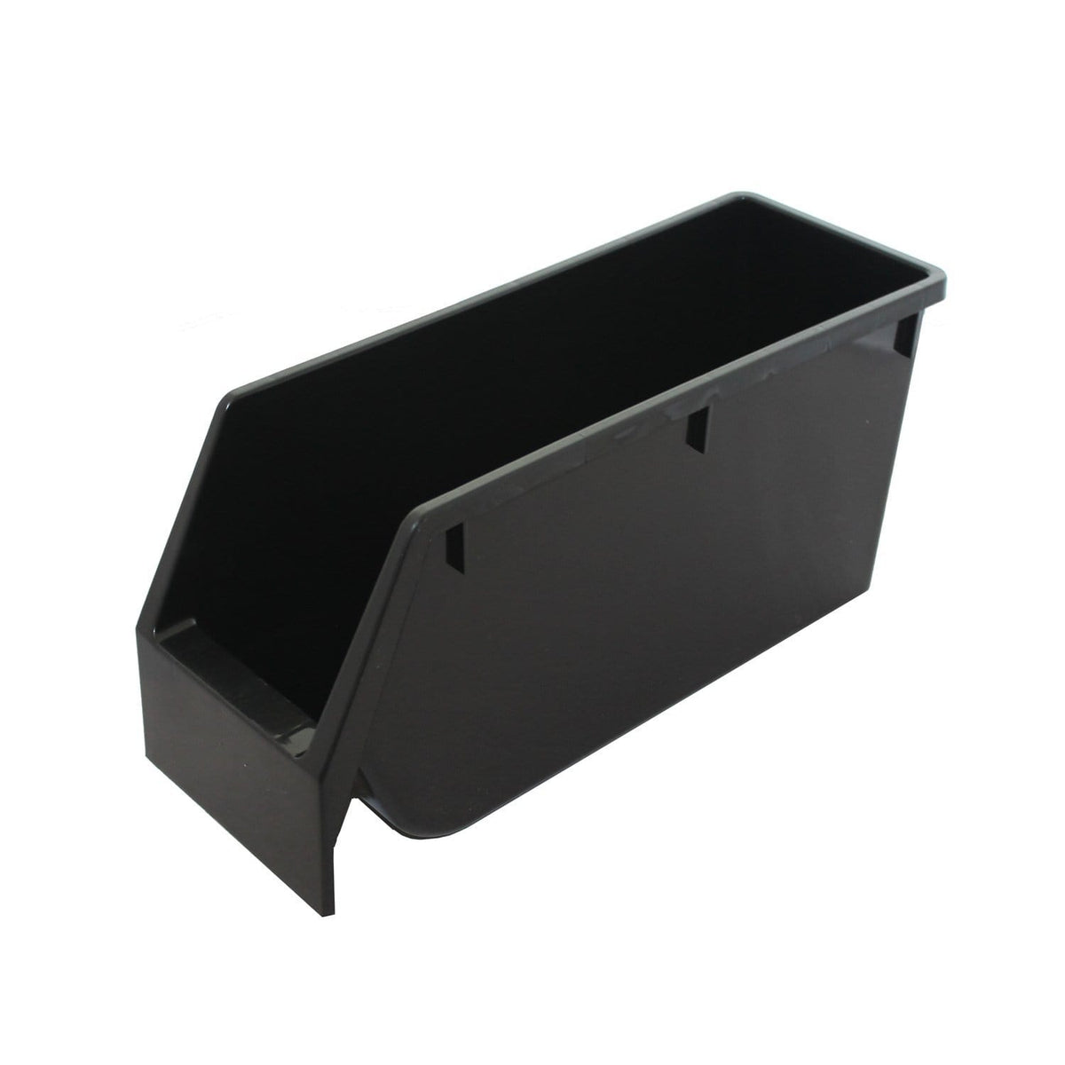 Narrow Black Recycled Kaddy Parts Storage Bin, Narrow Parts Bin Black (KB42), Filstorage