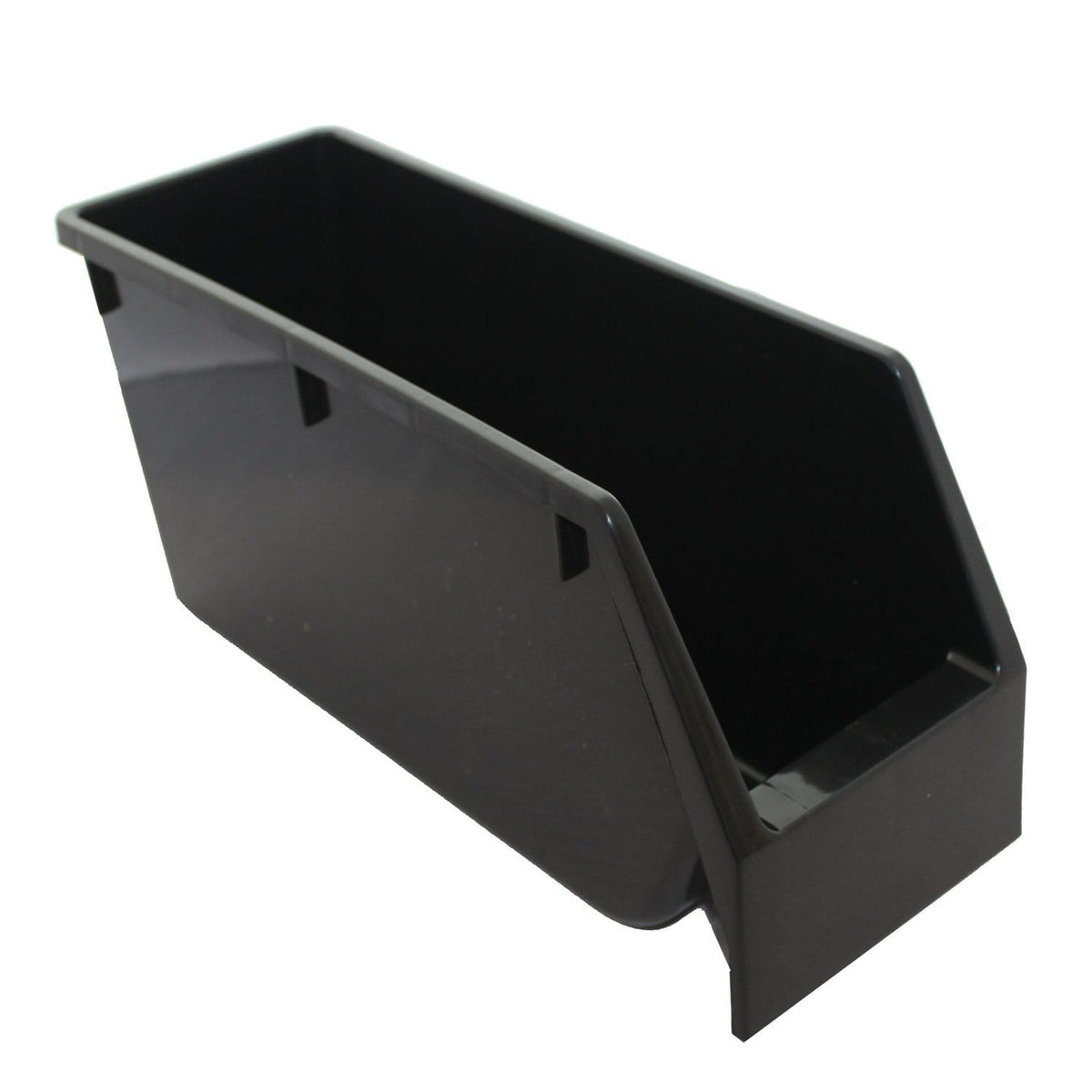 Narrow Black Recycled Kaddy Parts Storage Bin, Narrow Parts Bin Black (KB42), Filstorage