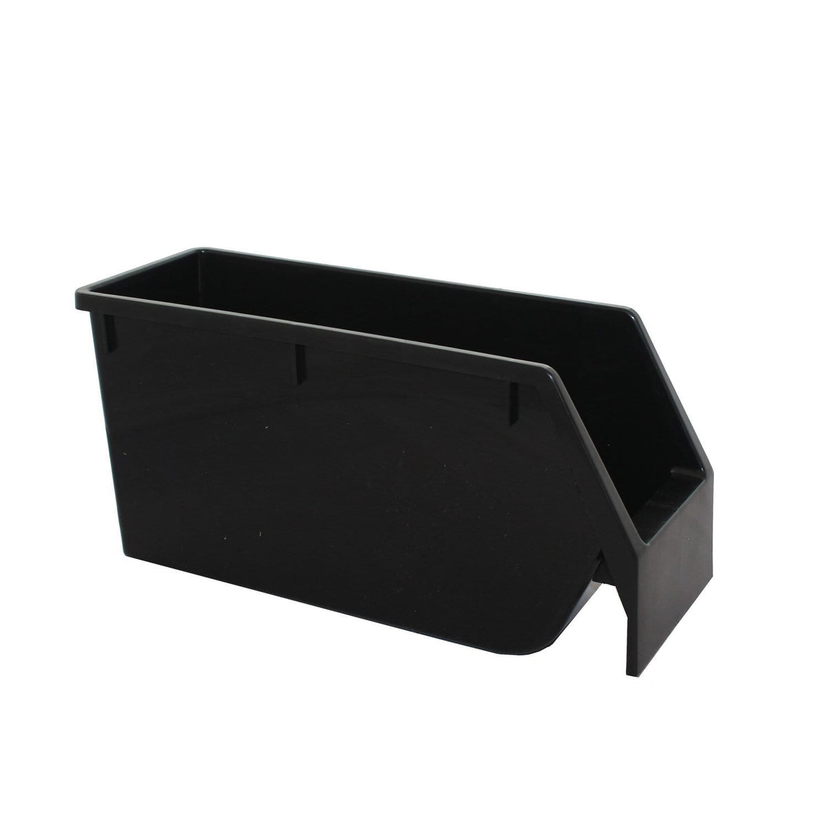 Narrow Black Recycled Kaddy Parts Storage Bin, Narrow Parts Bin Black (KB42), Filstorage