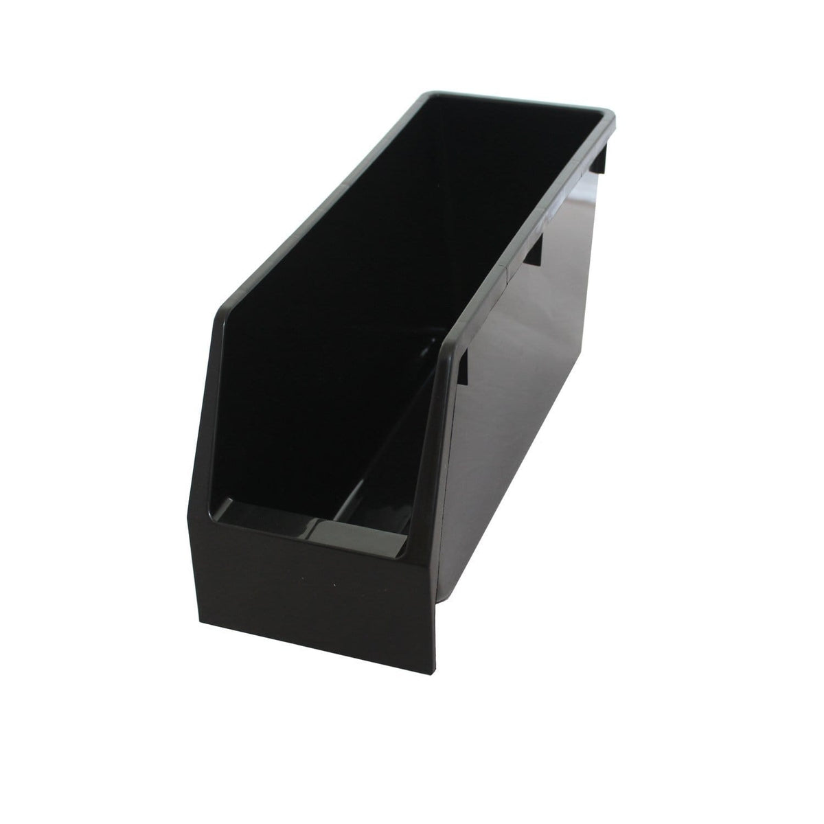 Narrow Black Recycled Kaddy Parts Storage Bin, Narrow Parts Bin Black (KB42), Filstorage