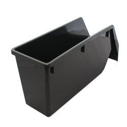 Narrow Black Recycled Kaddy Parts Storage Bin, Narrow Parts Bin Black (KB42), Filstorage
