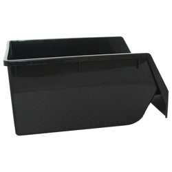 Large Black Recycled Parts Storage Bin 200mm H x 215mm W x 400mm D, Large Storage Bin Black (KB43), Filstorage
