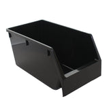 Large Black Recycled Parts Storage Bin 200mm H x 215mm W x 400mm D, Large Storage Bin Black (KB43), Filstorage