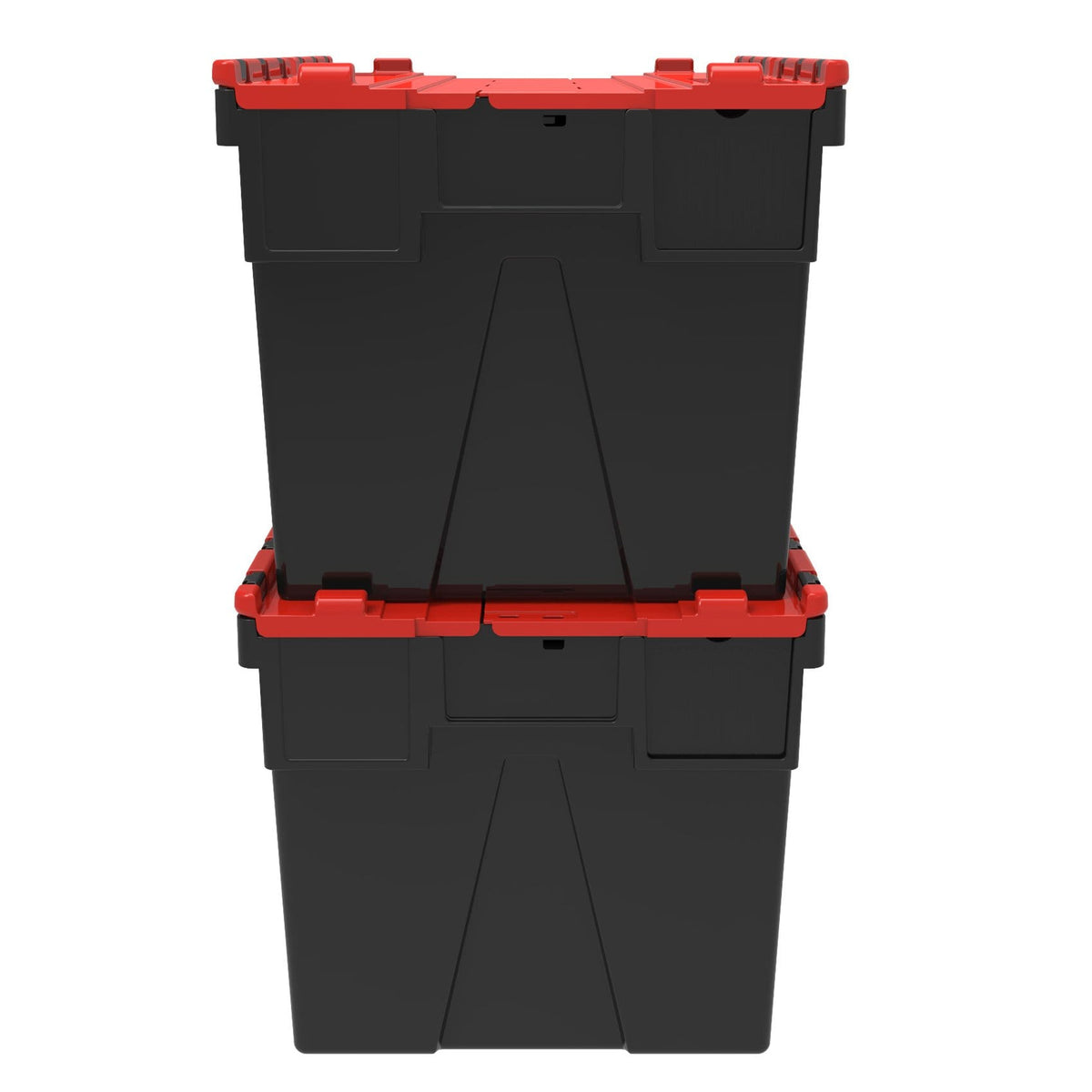 Loadhog Heavy Duty Plastic Storage Container with lid 65 L (Four Colours), Blue / 1, Filstorage
