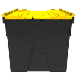 Loadhog Heavy Duty Plastic Storage Container with lid 65 L (Four Colours), Blue / 1, Filstorage