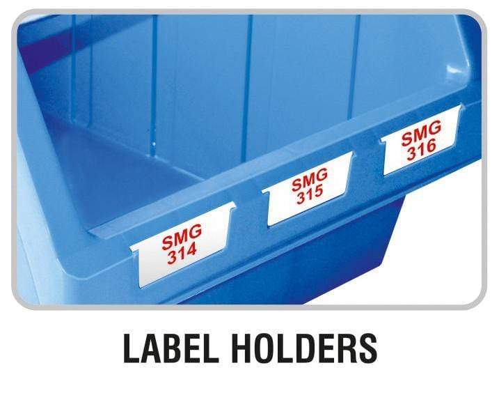 Large Stack & Nest Bin Supra 8 Stacking Storage Bin - Black 300mm H x 425mm W x 600mm D, FBSUP8 RECY, Filstorage