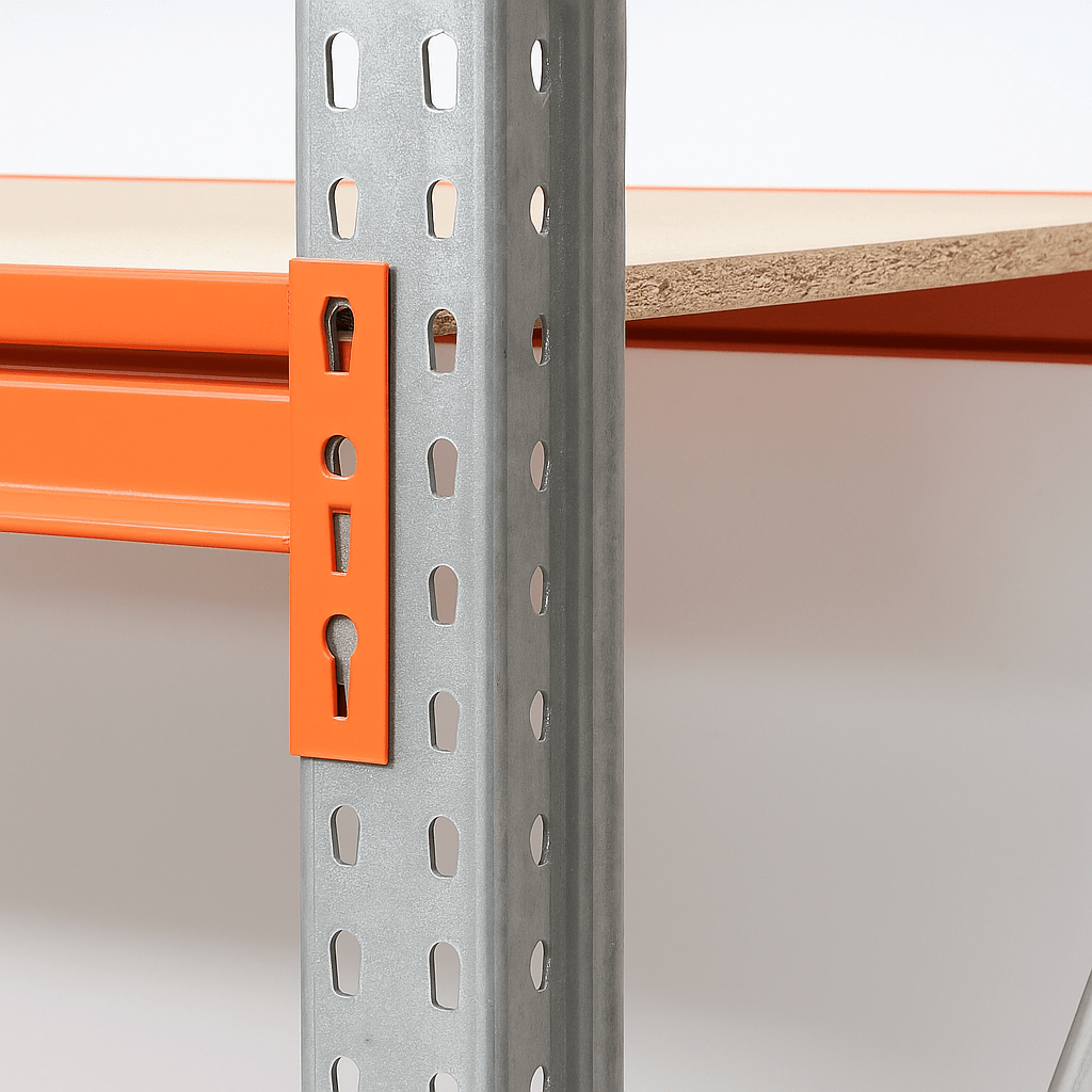 Heavy Duty Warehouse Longspan Racking Shelving System Starter Bay (500kg per level), 2m / 950mm / 600mm, Filstorage